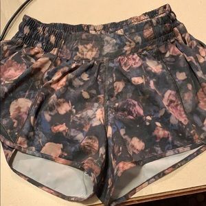 Floral Lululemon Shorts